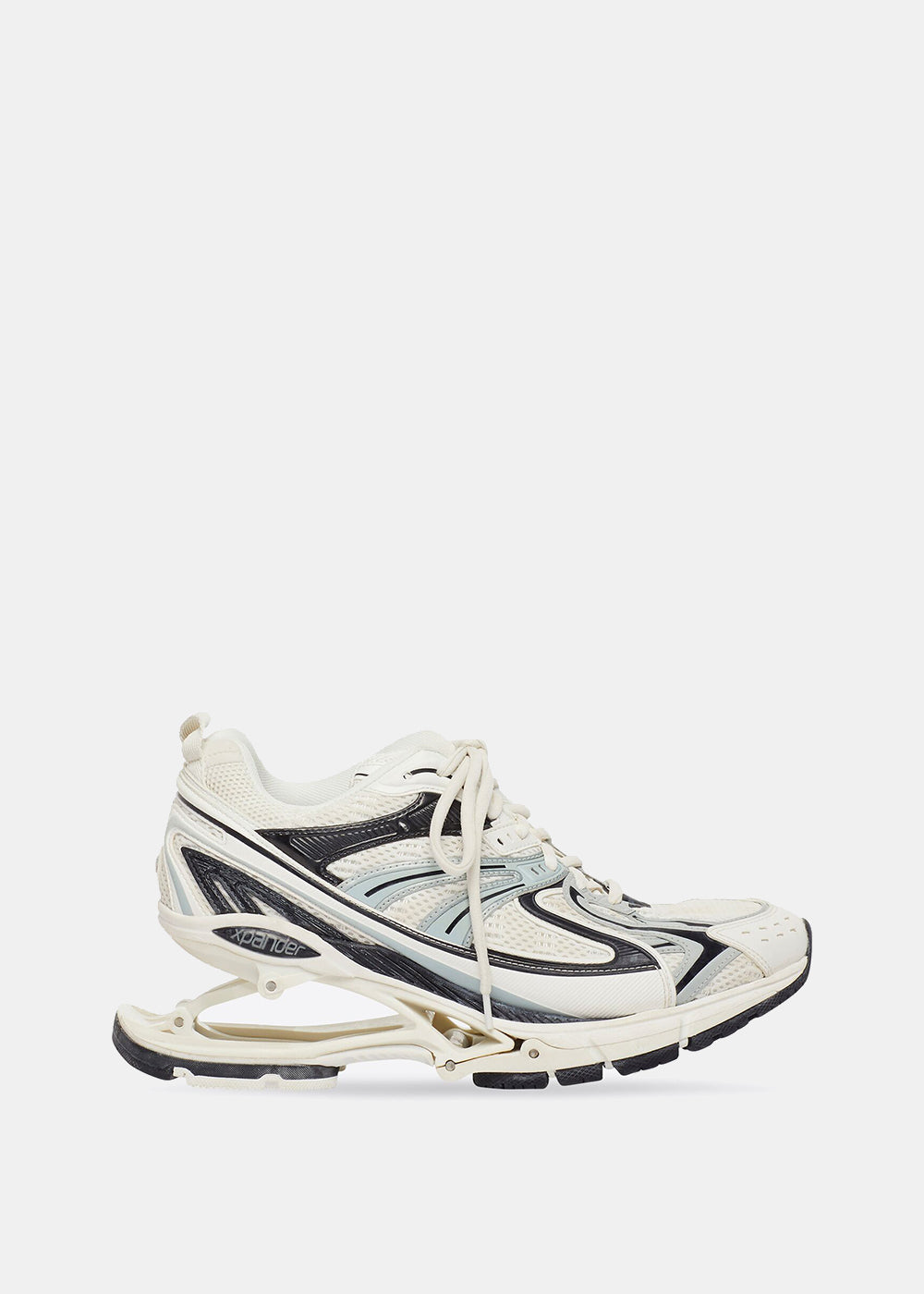 Оригінальна Grey & White X-Pander Sneakers Balenciaga – боковий вид