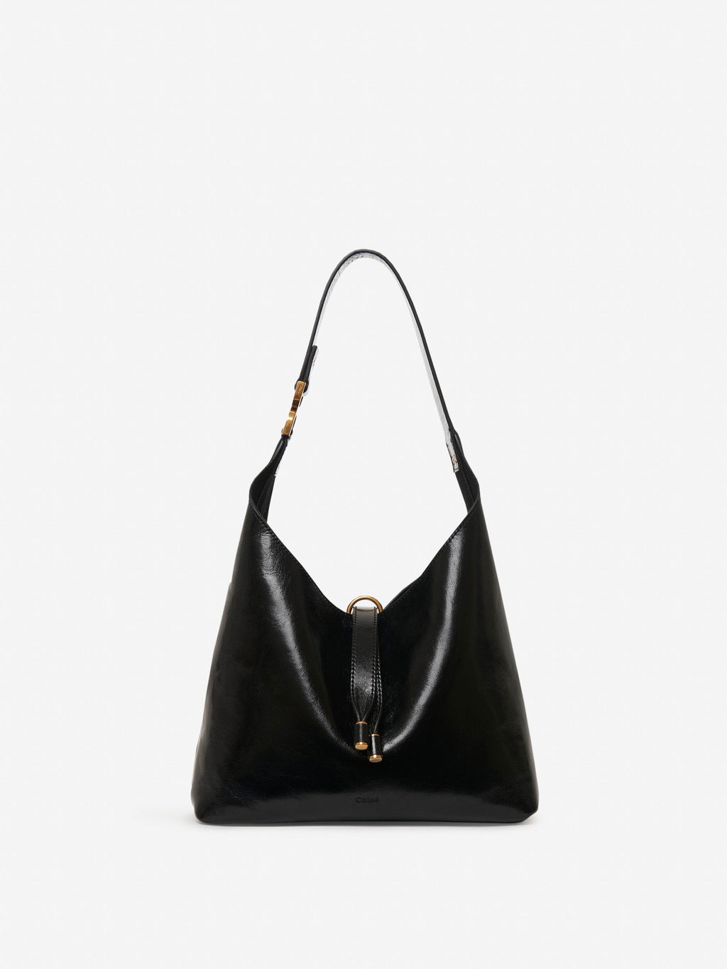 Оригінальна Leather Hobo Bag Chloe – боковий вид