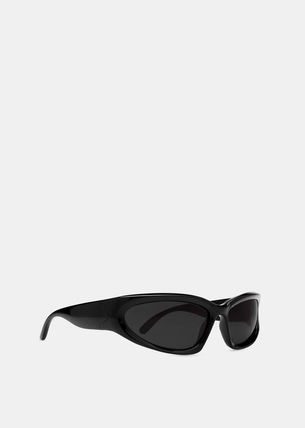 Оригінальна Black Swift Oval Sunglasses Balenciaga – вид ззаду