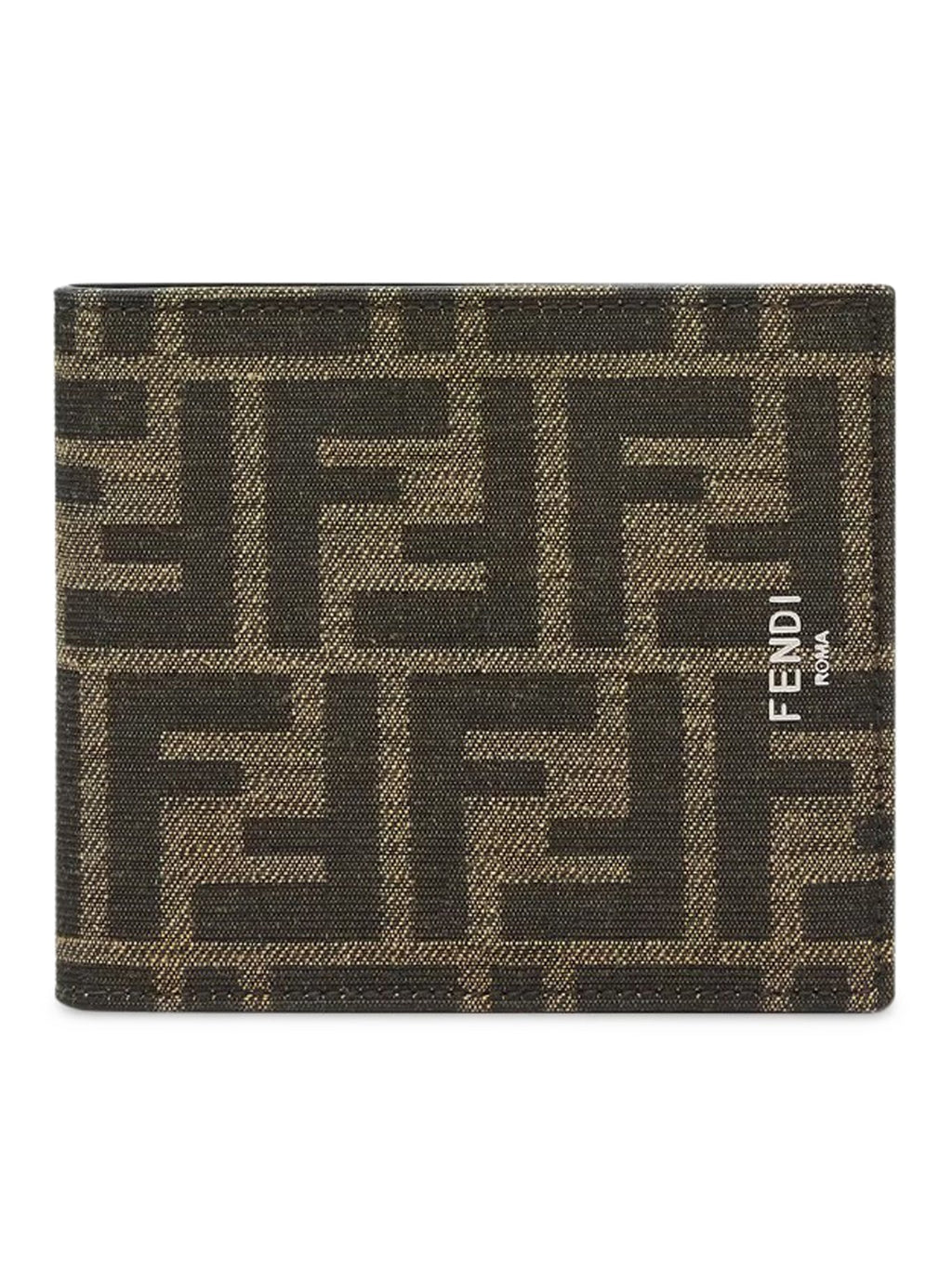 Оригінальна Ff Jacquard Wallet Fendi – боковий вид