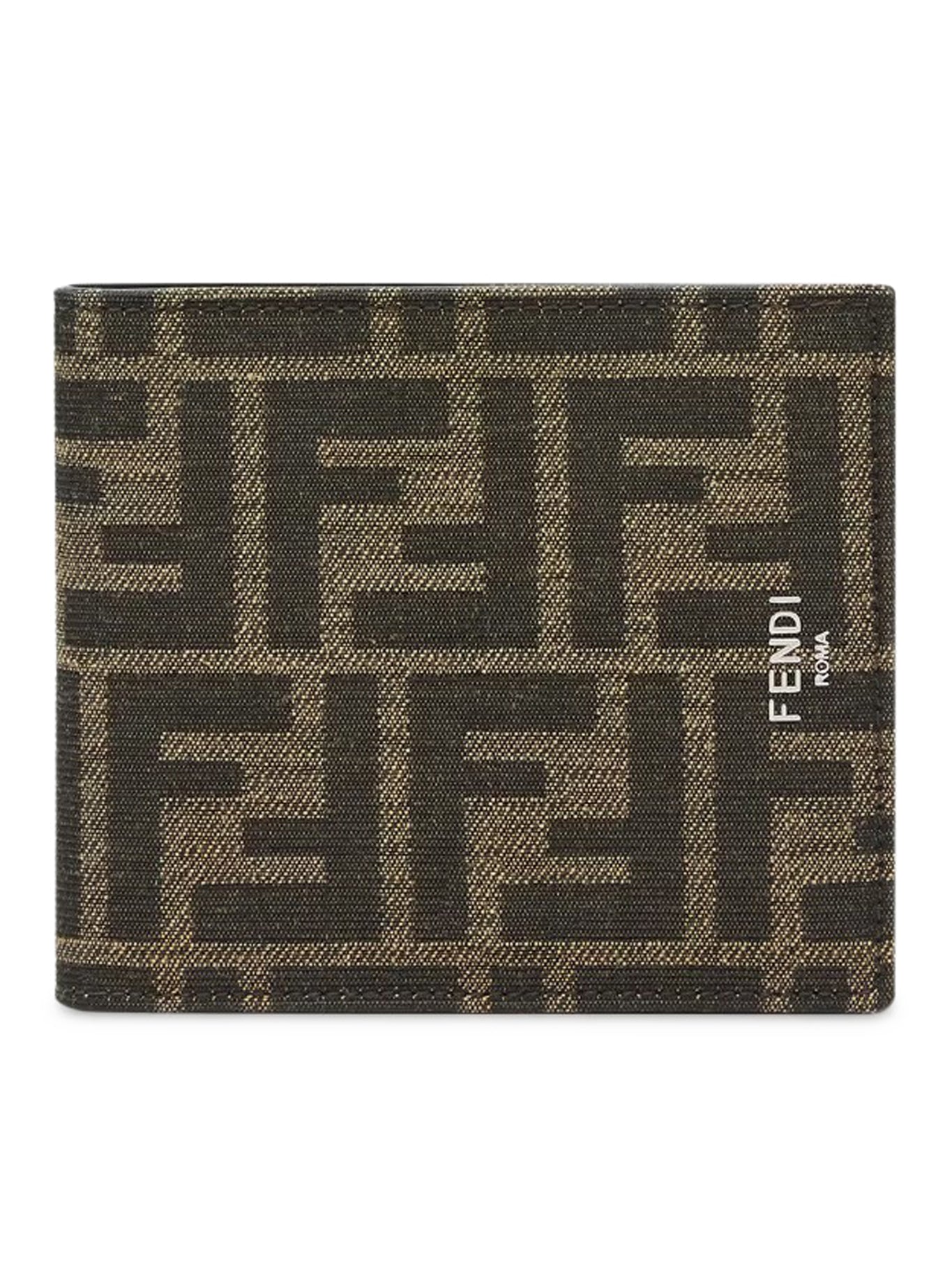 Оригінальна Ff Jacquard Wallet Fendi – боковий вид
