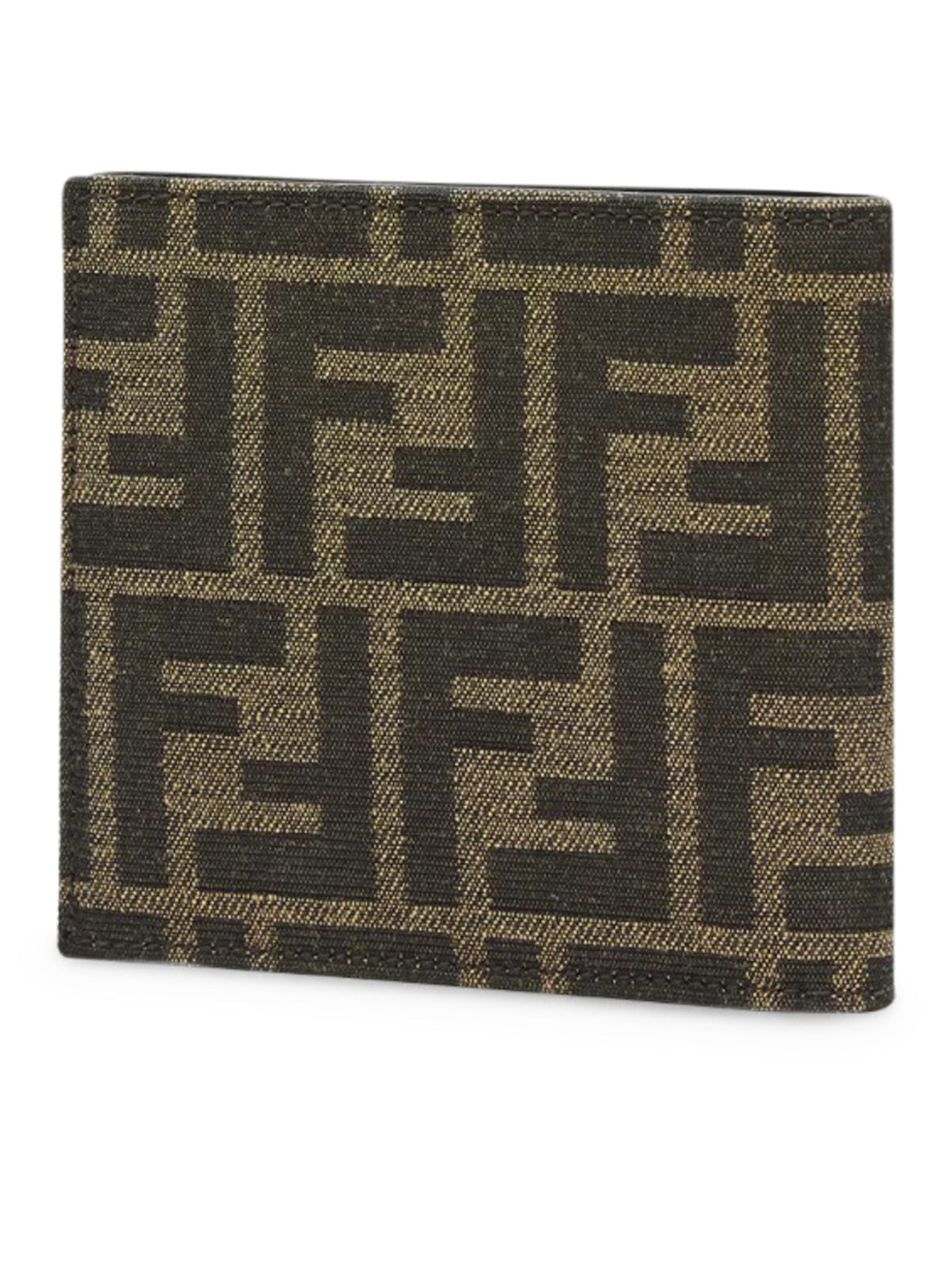 Оригінальна Ff Jacquard Wallet Fendi – вид ззаду
