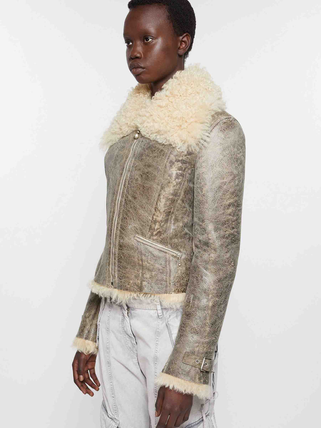 Оригінальна Vintage Leather Jacket Acne studios – детальний вид