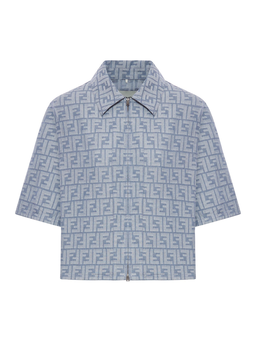 Chambray Ff Jacket Fendi – Гарантія оригінальності – боковий вид
