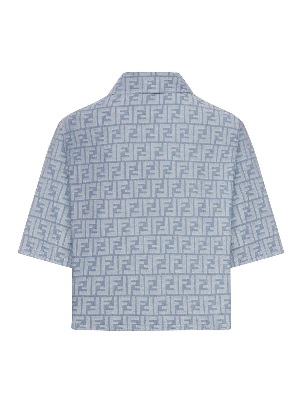 Chambray Ff Jacket Fendi – Гарантія оригінальності – вид ззаду