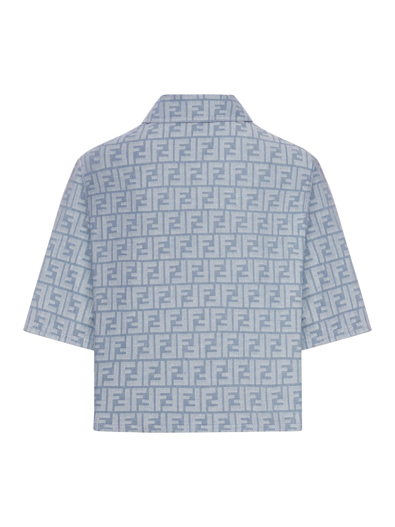 Chambray Ff Jacket Fendi – Гарантія оригінальності – вид ззаду