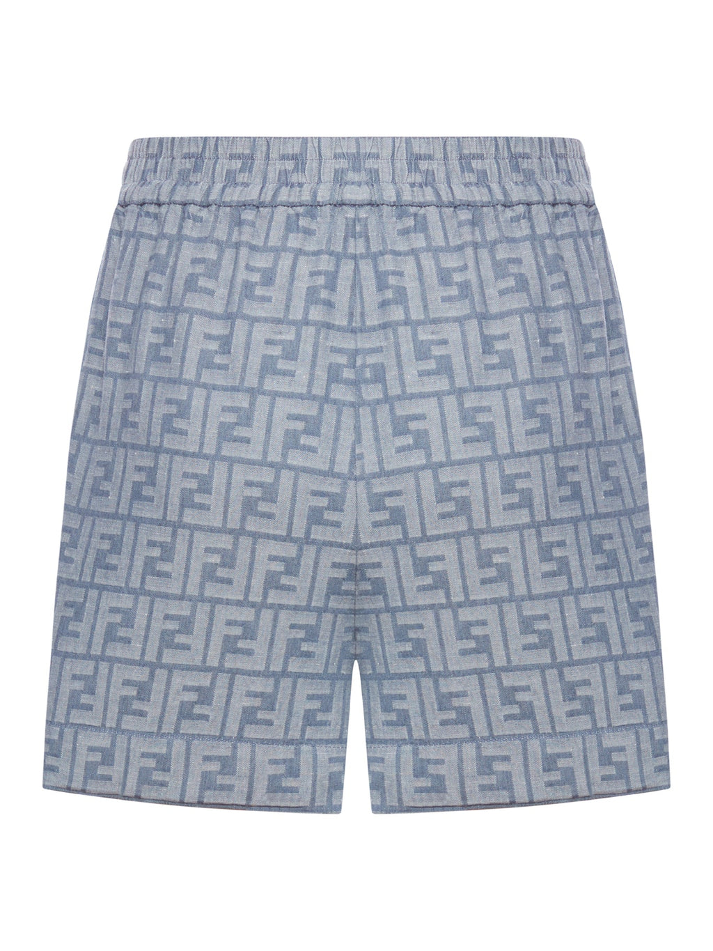 Оригінальна Shorts Ff Chambray Fendi – вид ззаду