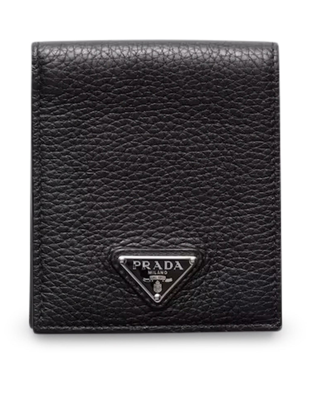Wallet In Calf Leather Prada – Гарантія оригінальності – боковий вид