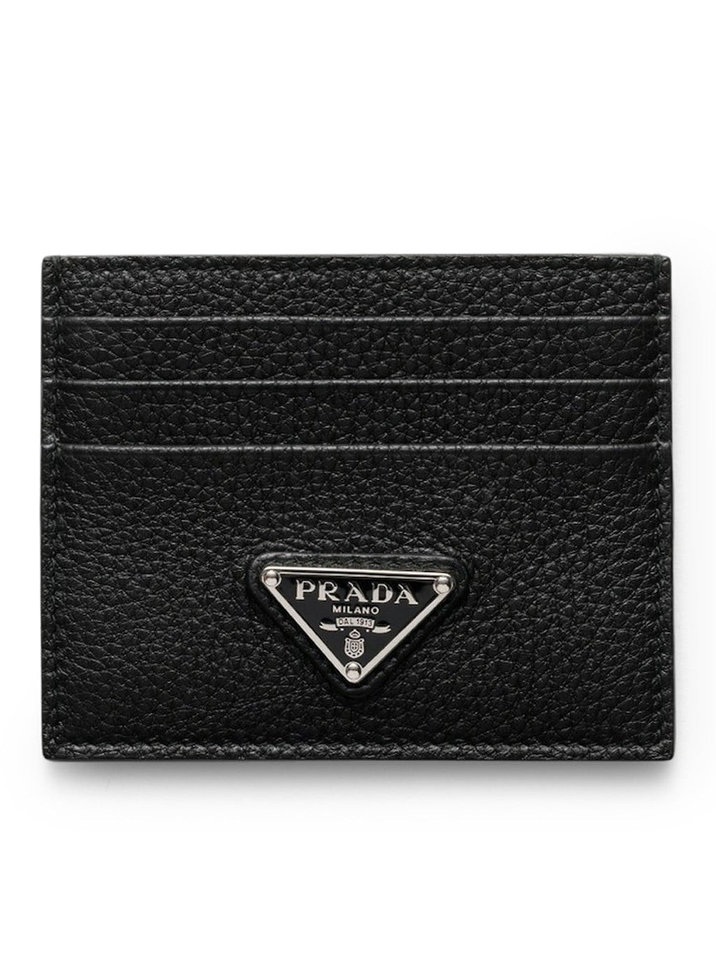 Оригінальна Leather Card Holder Prada – боковий вид