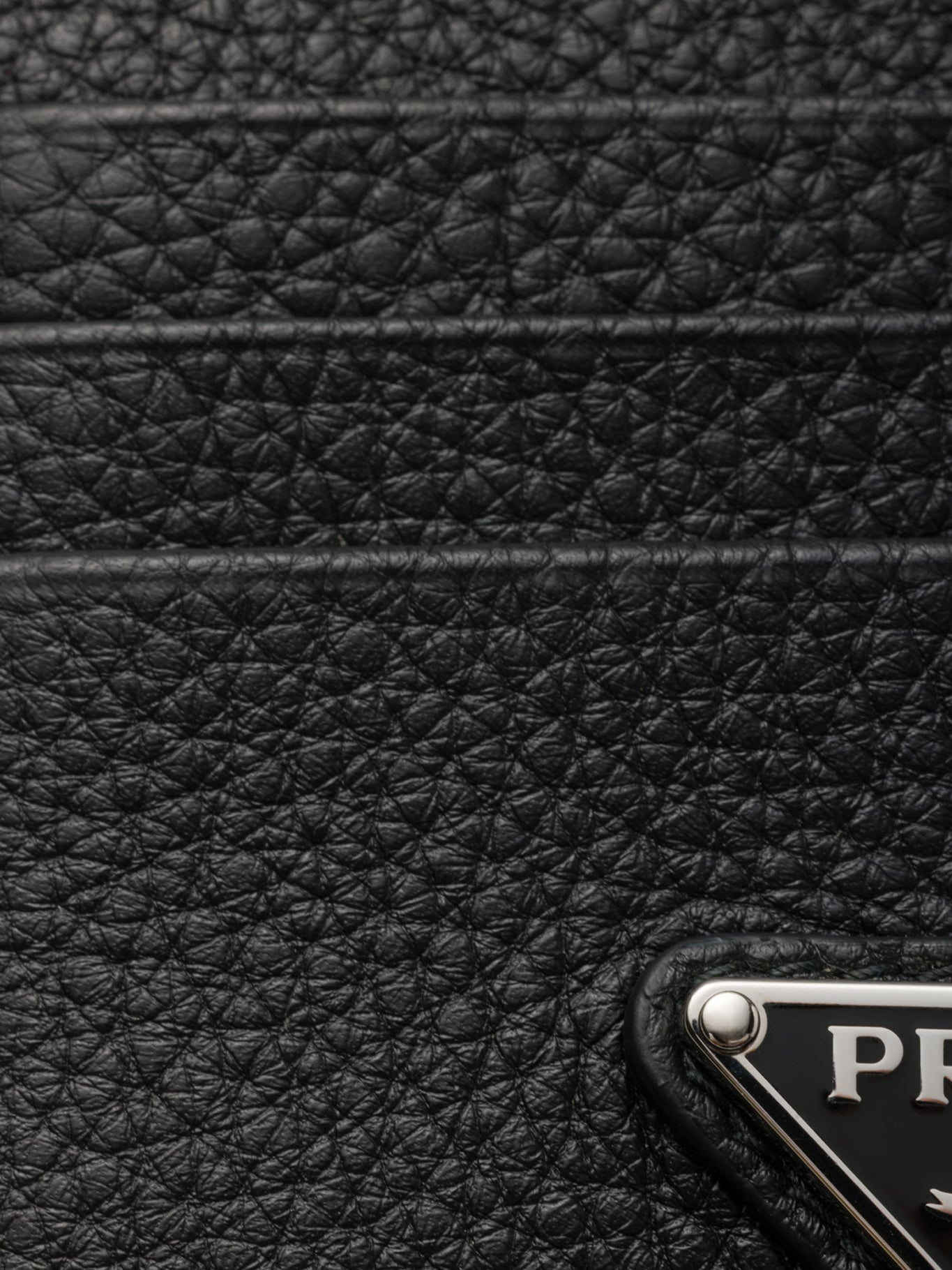 Оригінальна Leather Card Holder Prada – детальний вид