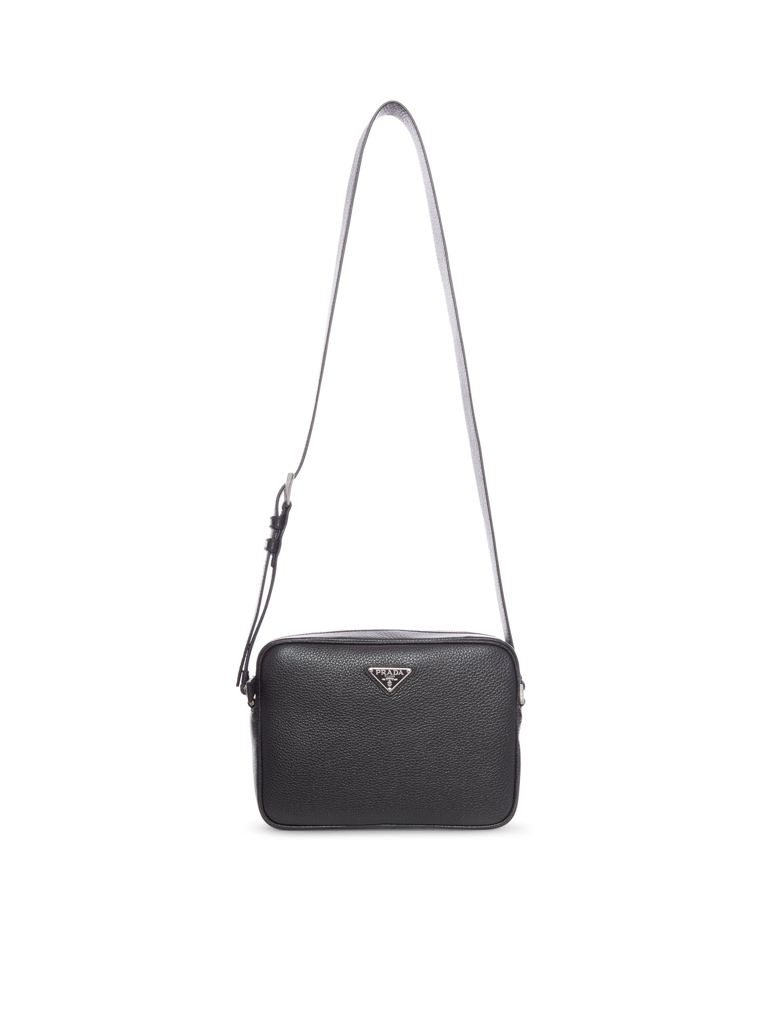 Leather Shoulder Bag Prada – Гарантія оригінальності – боковий вид