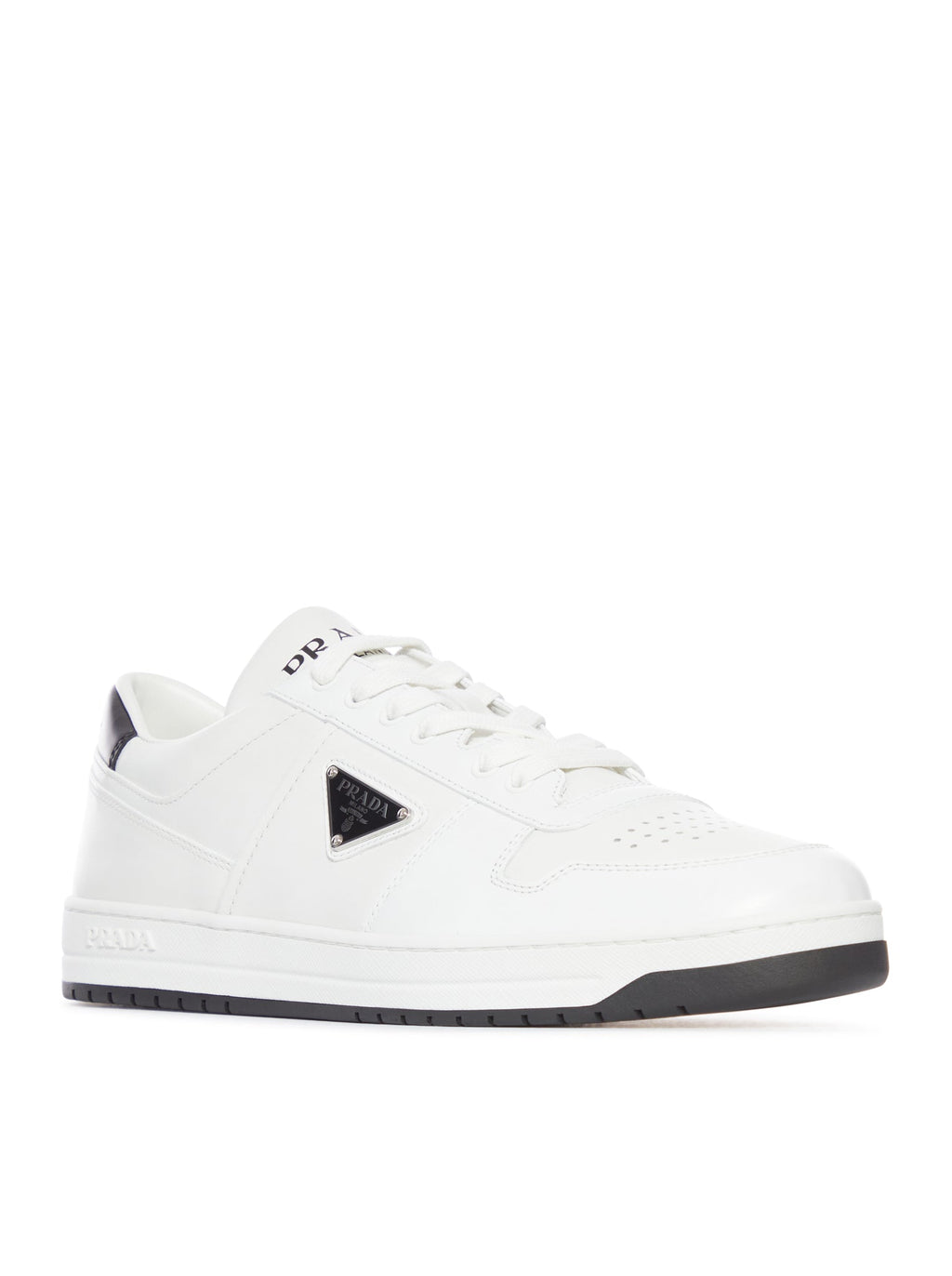 Оригінальна Downtown Leather Sneakers Prada – вид ззаду