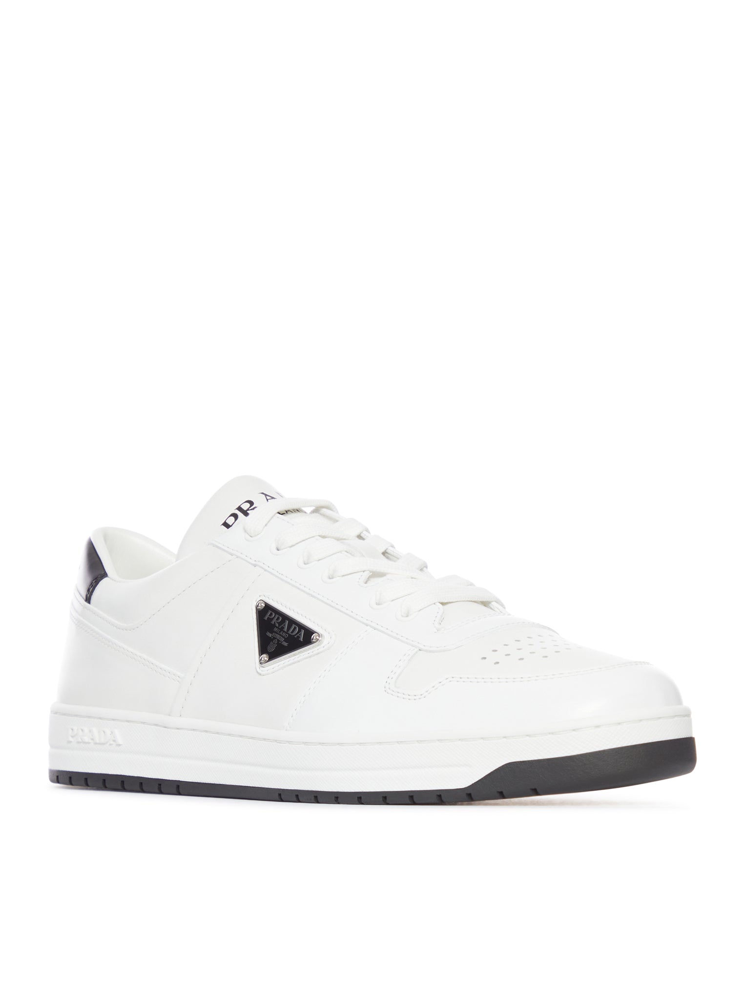 Оригінальна Downtown Leather Sneakers Prada – вид ззаду