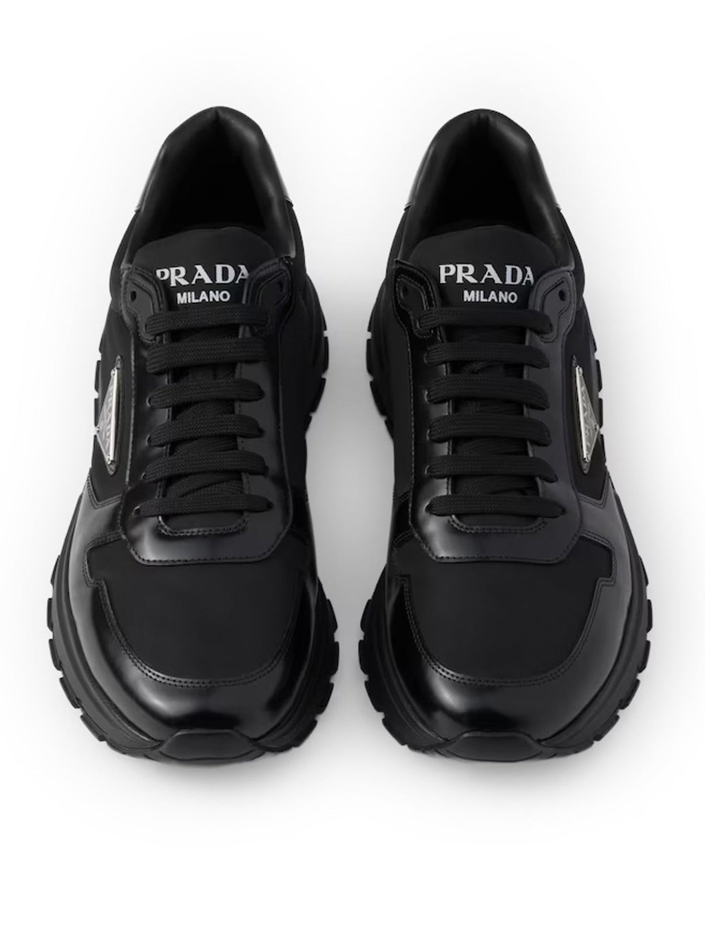 Оригінальна Prax 01 Sneakers In Re-Nylon And Brushed Leather Prada – збільшений вид