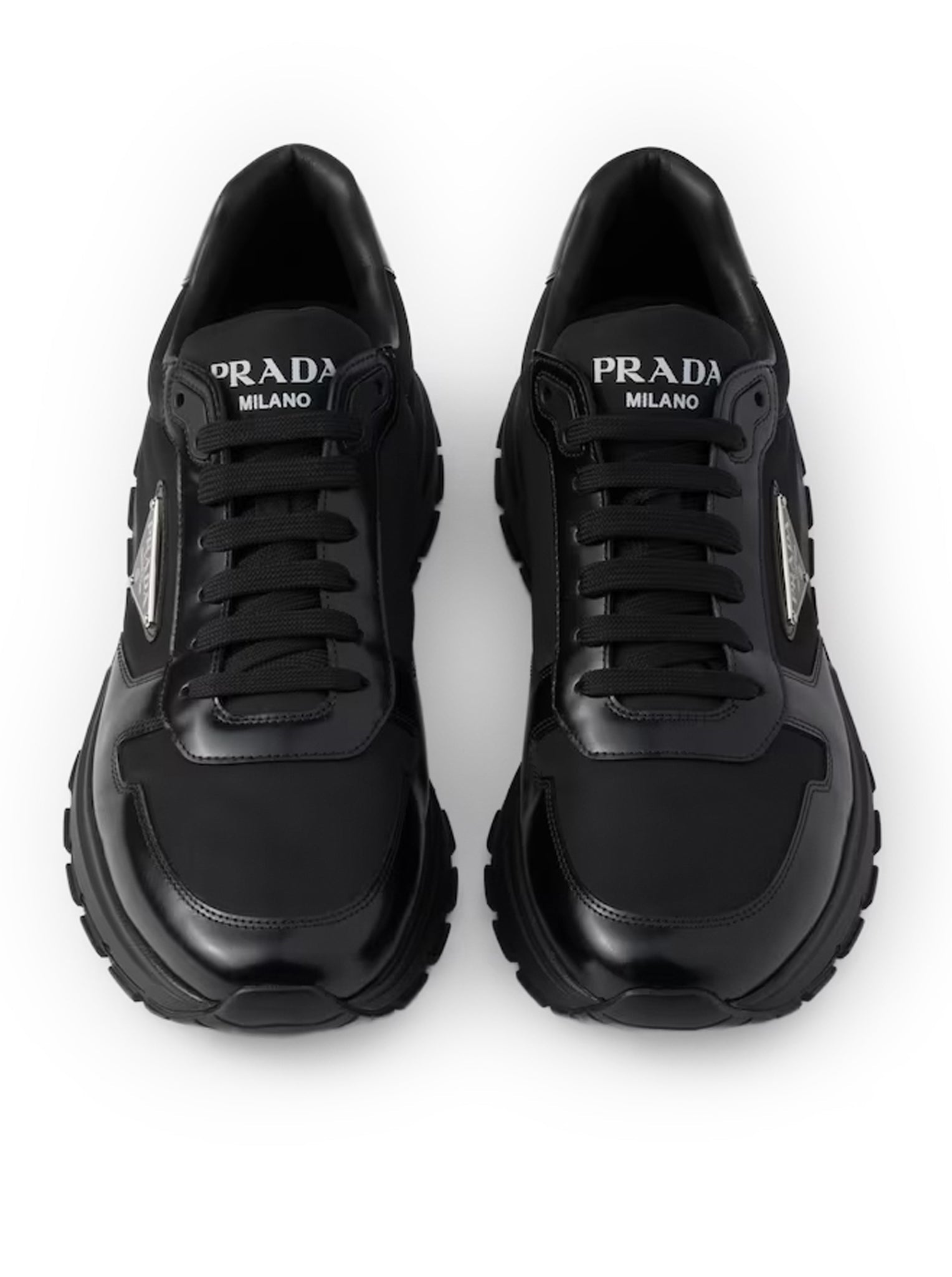 Оригінальна Prax 01 Sneakers In Re-Nylon And Brushed Leather Prada – збільшений вид