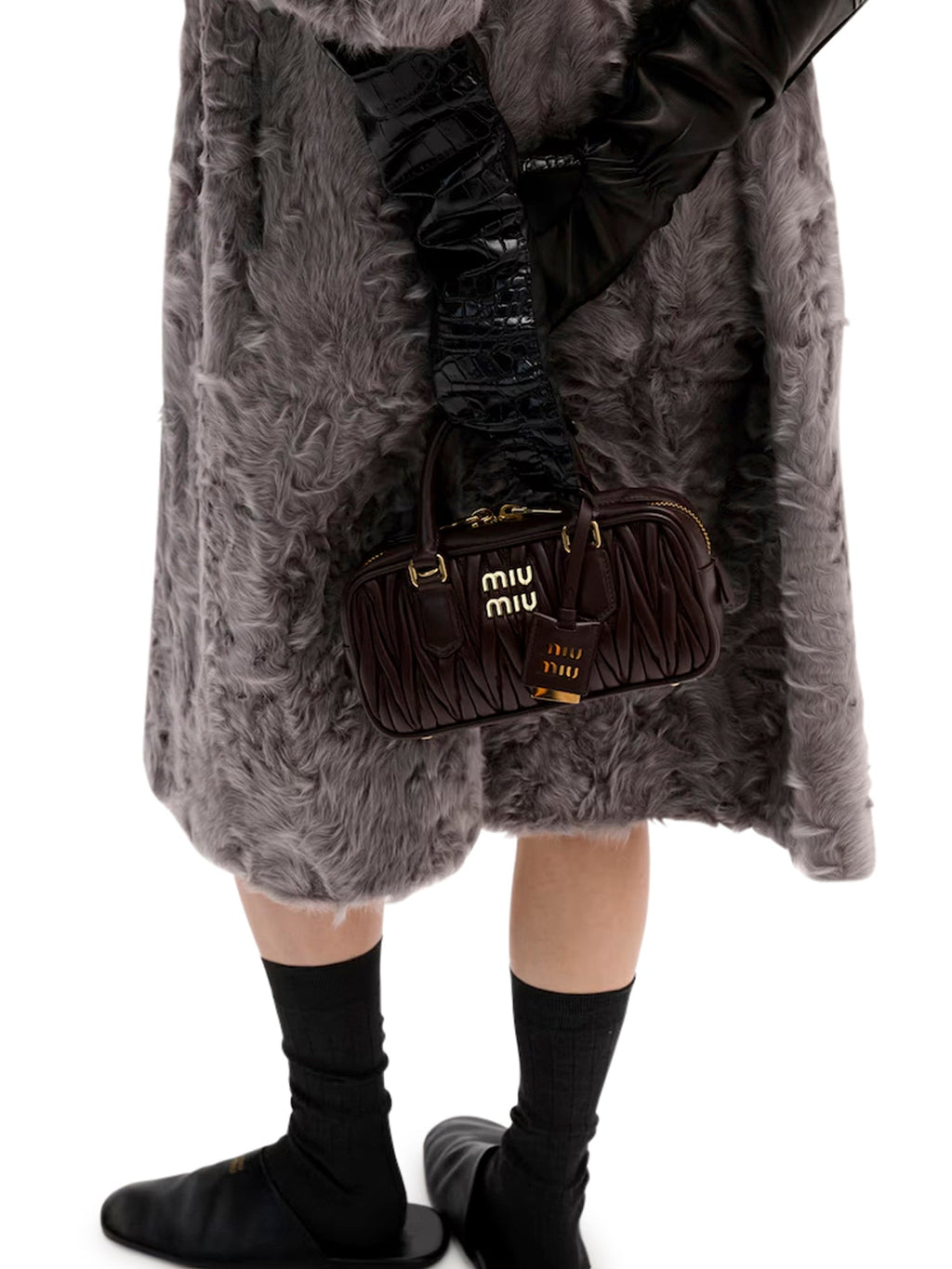 Arcadie Bag In Quilted Nappa Miu miu оригінал – Купити в Україні – вид ззаду