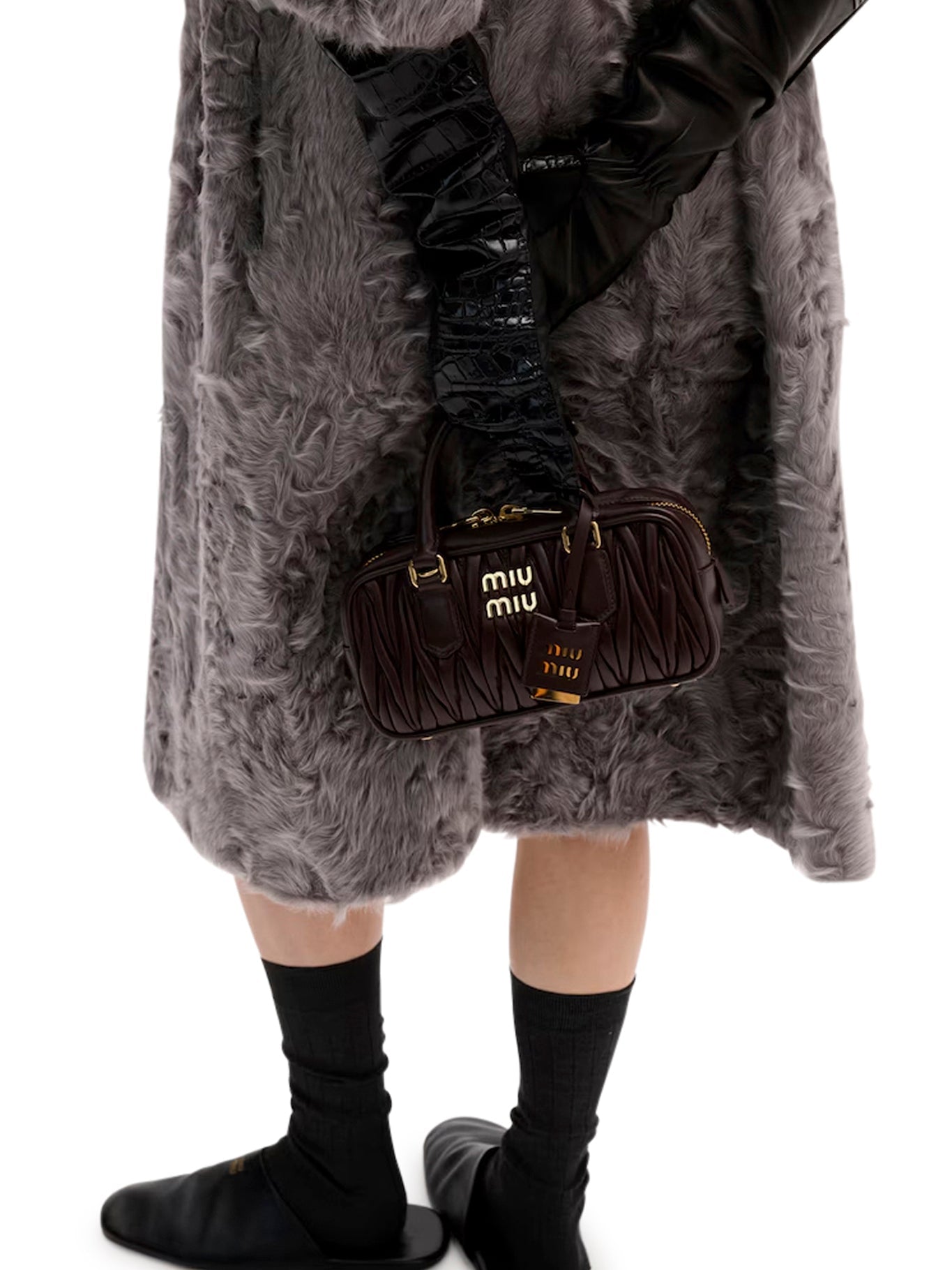 Arcadie Bag In Quilted Nappa Miu miu оригінал – Купити в Україні – вид ззаду