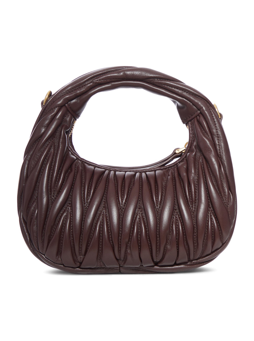Mini Hobo Wander Bag In Nappa Matelassè Miu miu оригінал – Купити в Україні – детальний вид