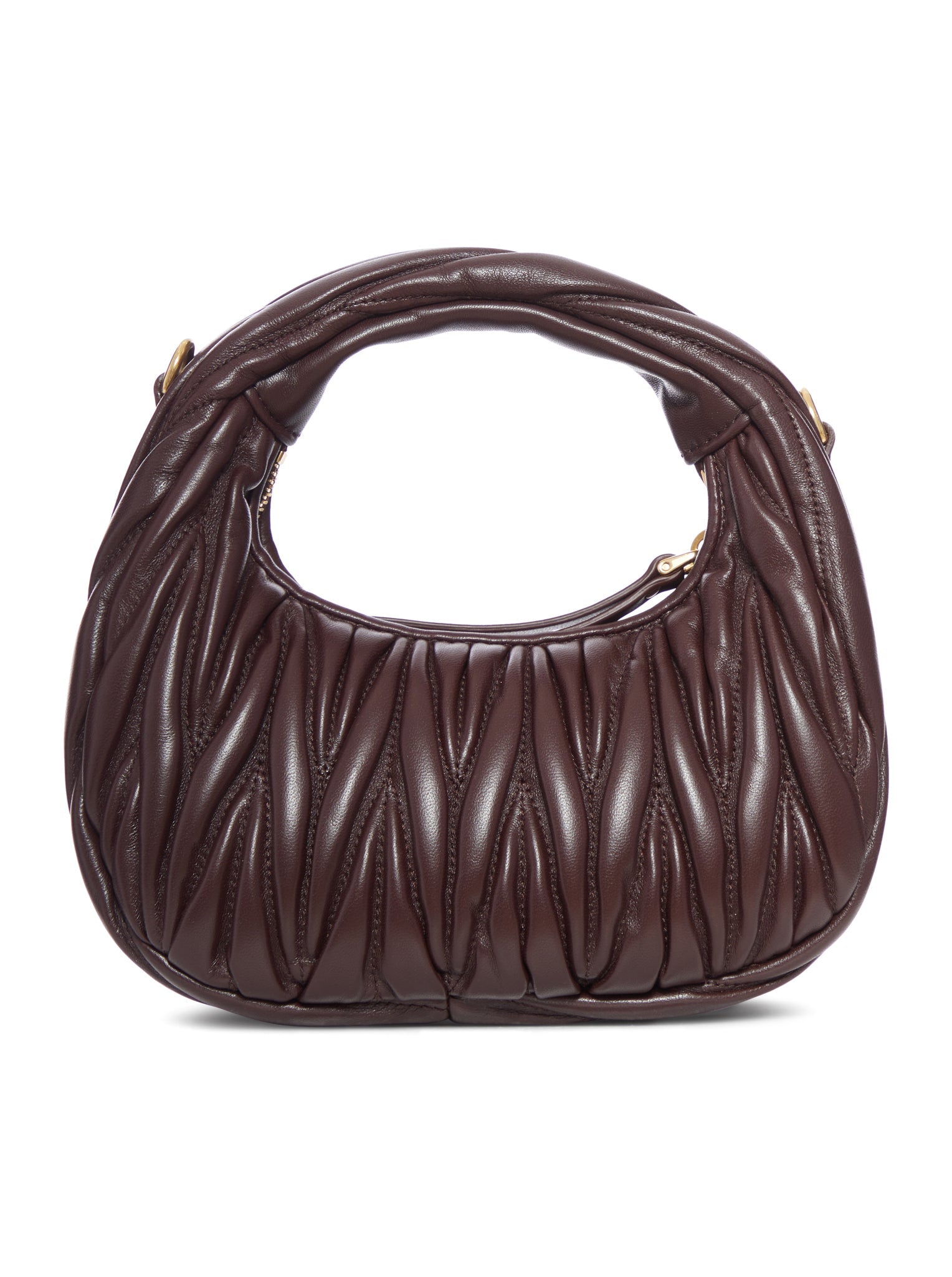 Mini Hobo Wander Bag In Nappa Matelassè Miu miu оригінал – Купити в Україні – детальний вид