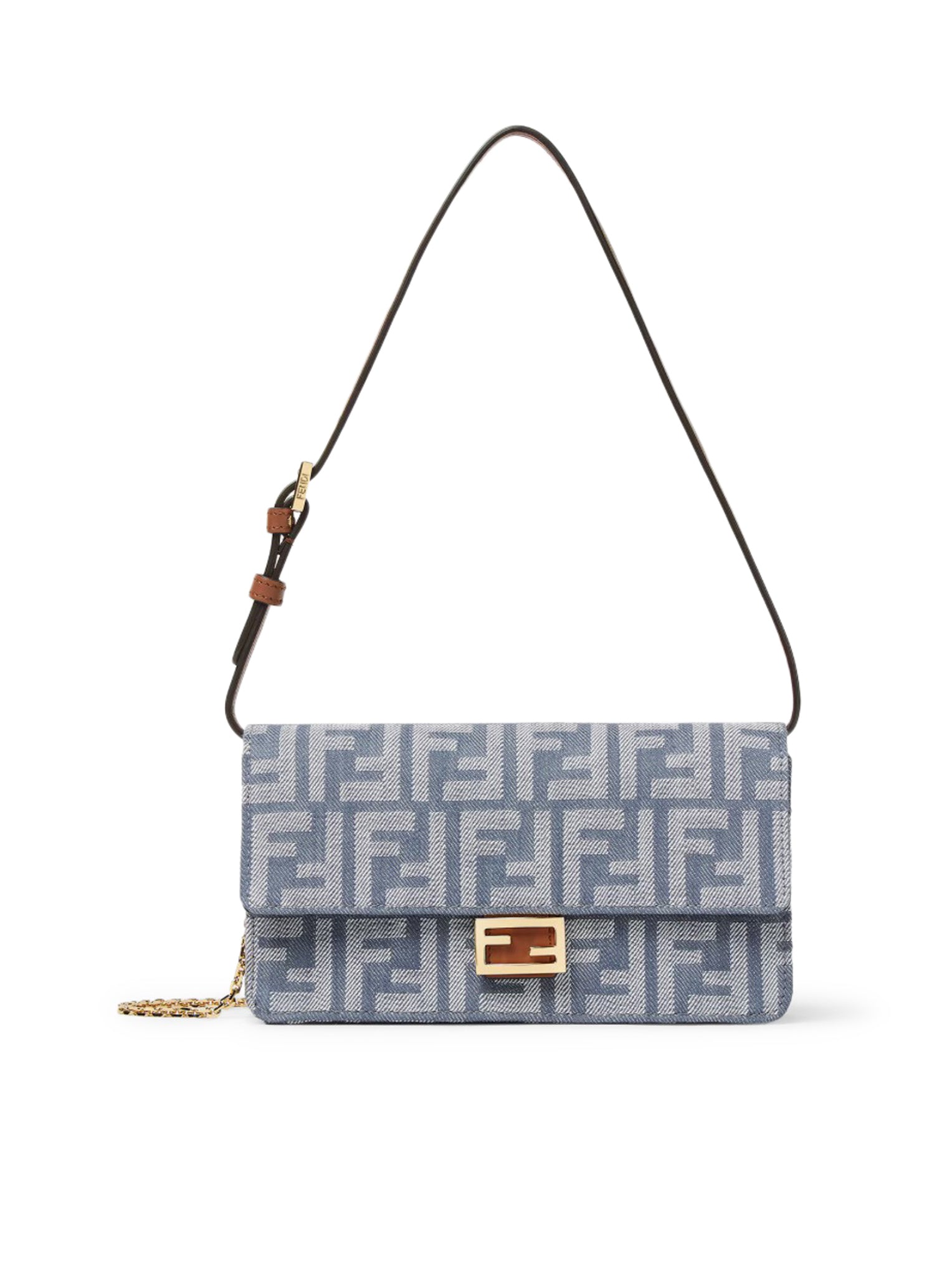 Оригінальна Ff Jacquard Wallet Fendi – боковий вид