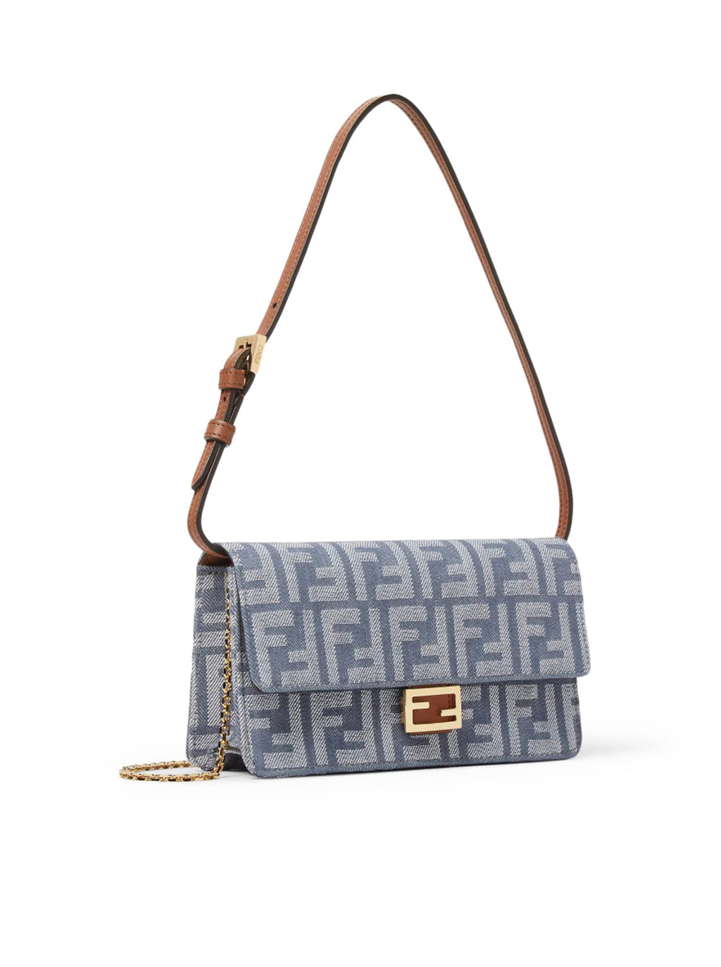 Оригінальна Ff Jacquard Wallet Fendi – вид ззаду