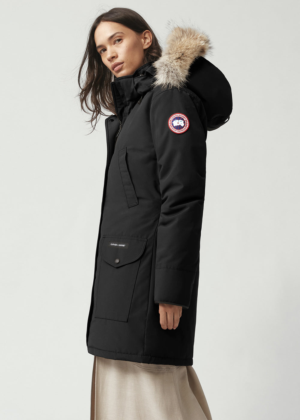 Оригінальна Black Trillium Down Parka Canada goose – збільшений вид