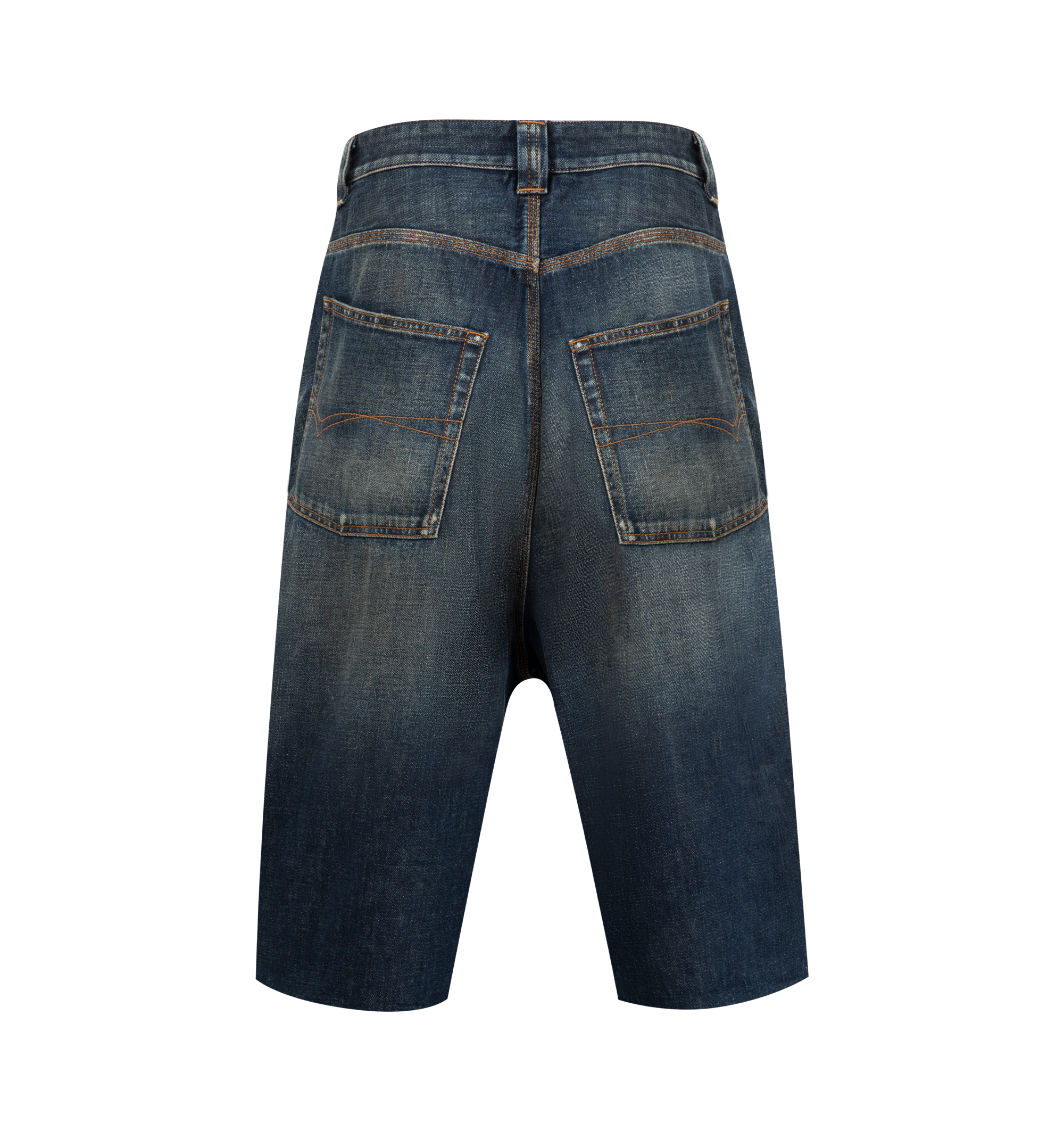 Оригінальна Denim Shorts Balenciaga – вид ззаду