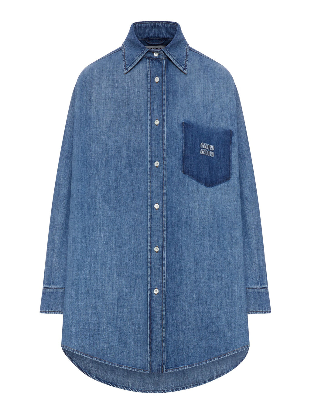 Shirt Denim Miu miu оригінал – Купити в Україні – боковий вид