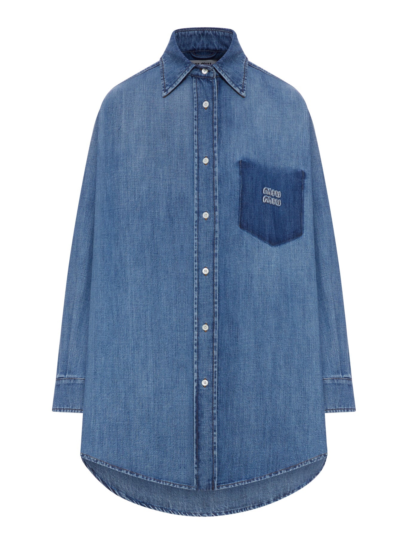 Shirt Denim Miu miu оригінал – Купити в Україні – боковий вид