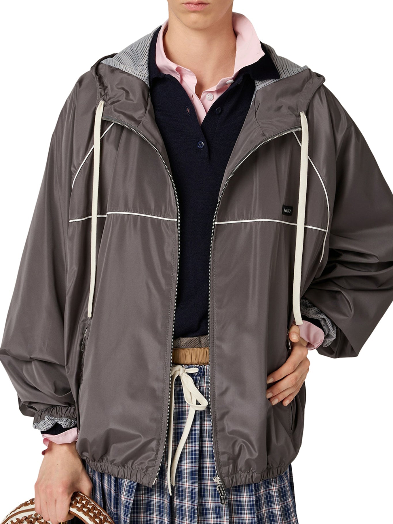 Оригінальна Technical Fabric Jacket Miu miu – детальний вид