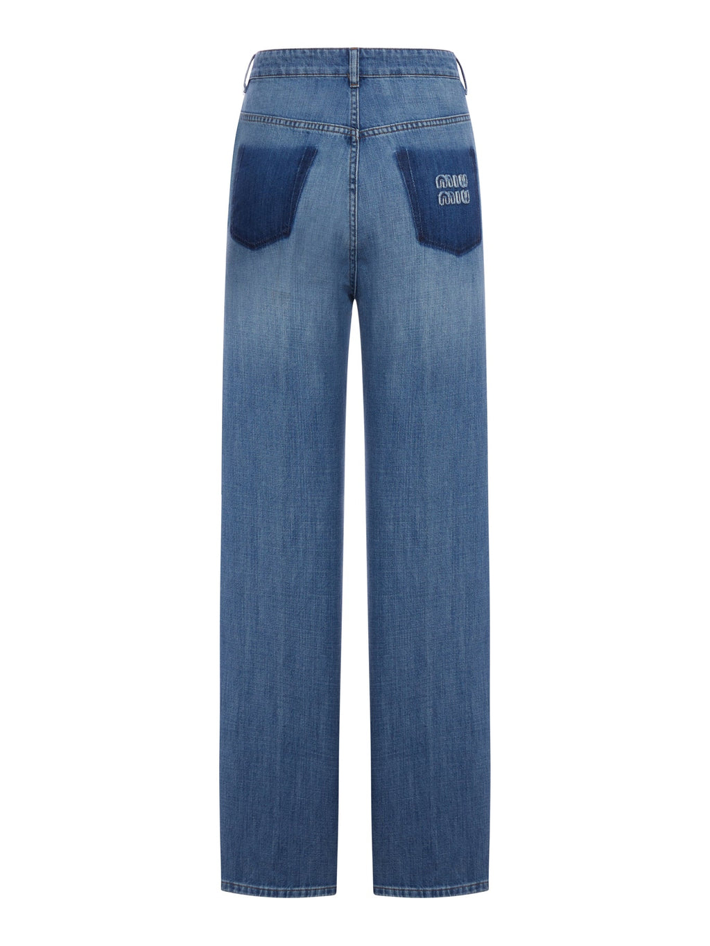 Straight Leg Jeans Miu miu оригінал – Купити в Україні – вид ззаду
