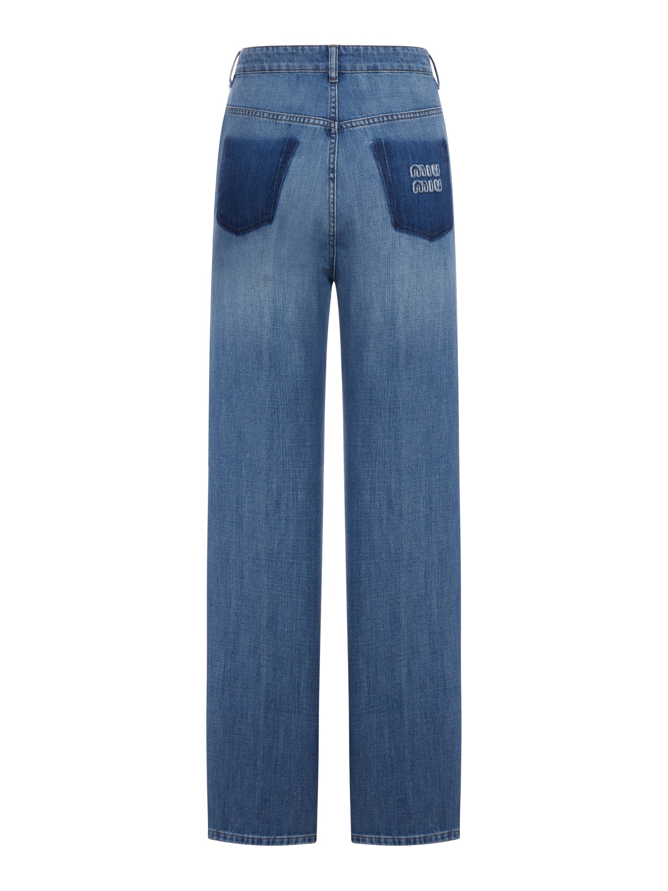 Straight Leg Jeans Miu miu оригінал – Купити в Україні – вид ззаду