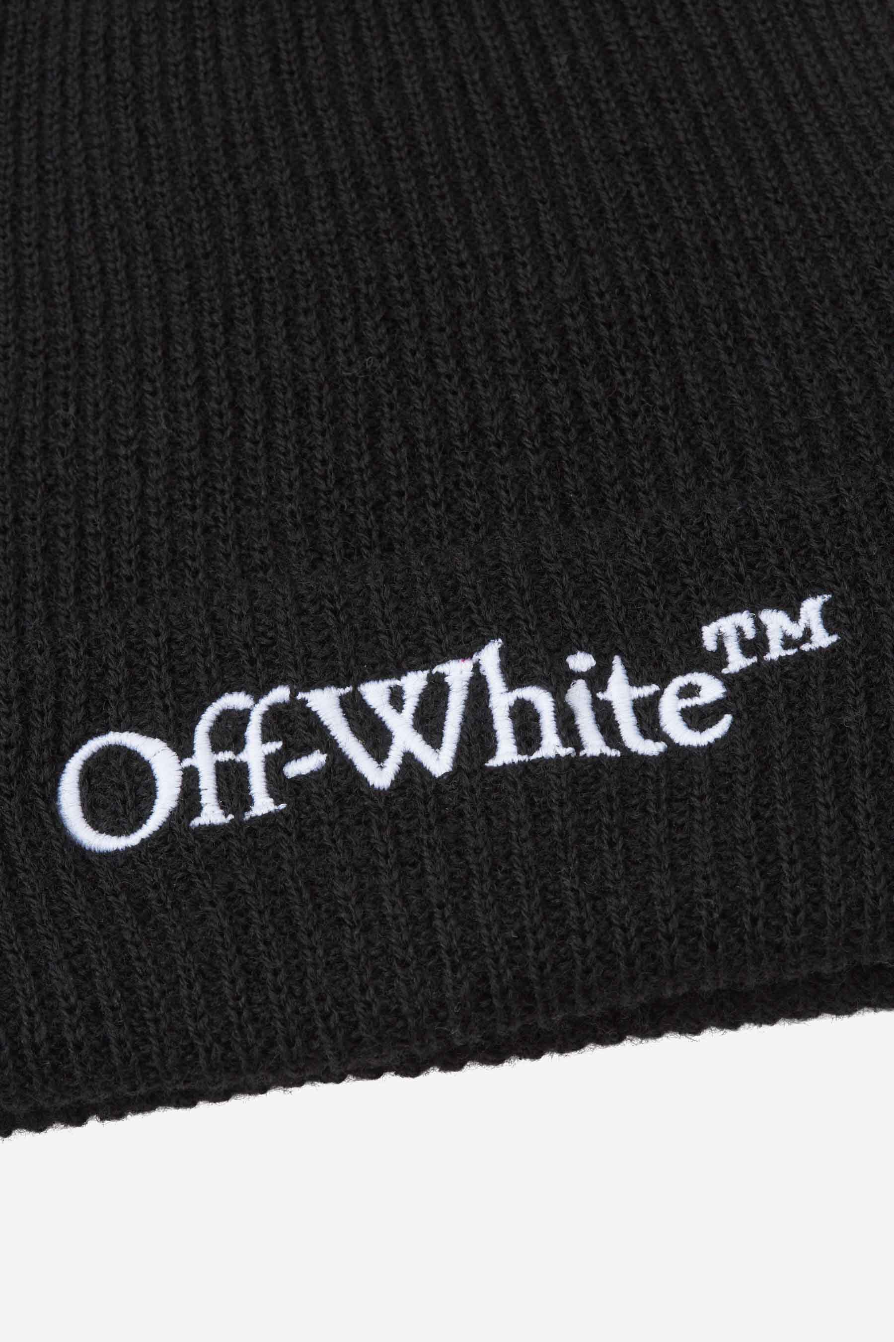 Knitted Logo Hat Off-white – Гарантія оригінальності – детальний вид