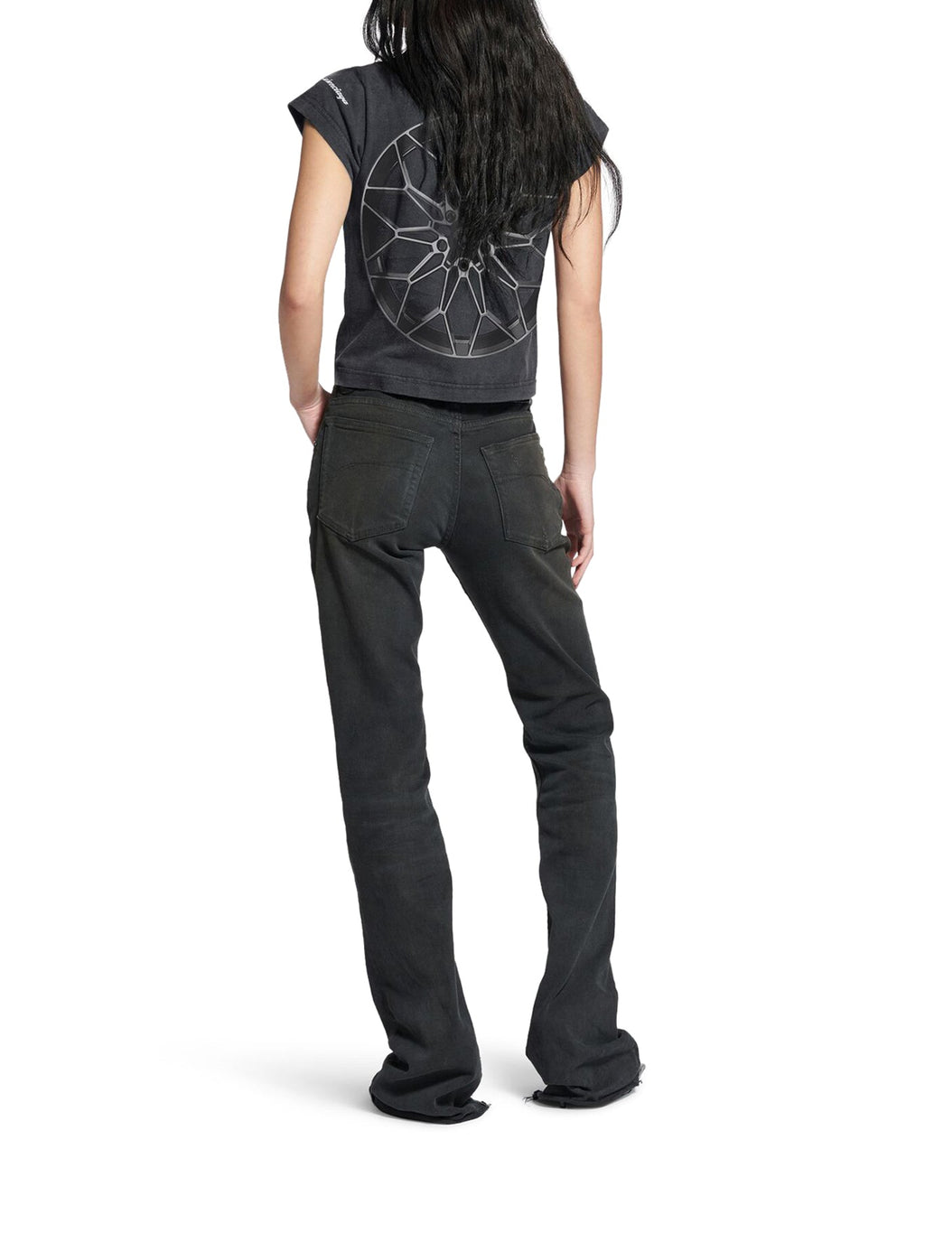 Slim Fit Bootcut Pants Balenciaga – Гарантія оригінальності – детальний вид
