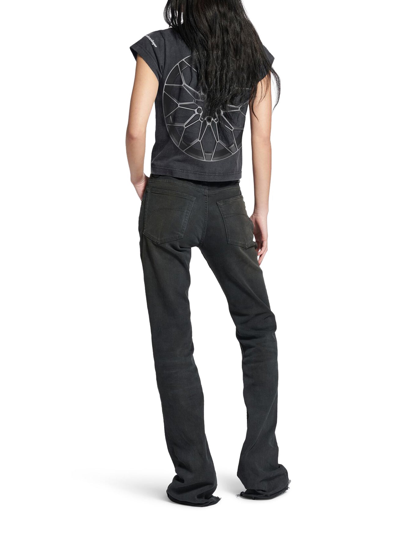 Slim Fit Bootcut Pants Balenciaga – Гарантія оригінальності – детальний вид