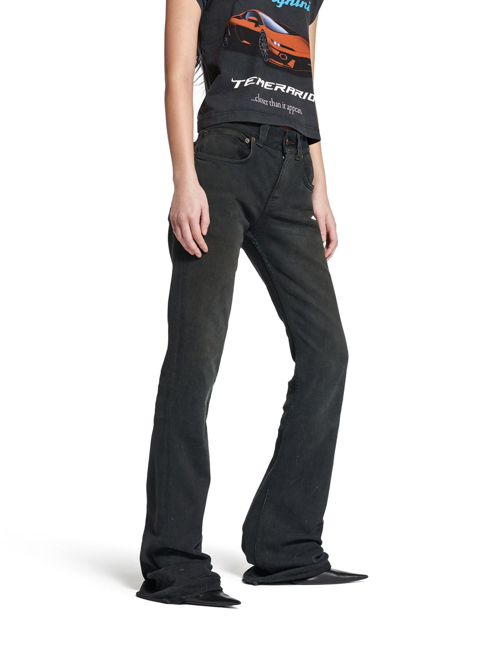 Slim Fit Bootcut Pants Balenciaga – Гарантія оригінальності – збільшений вид