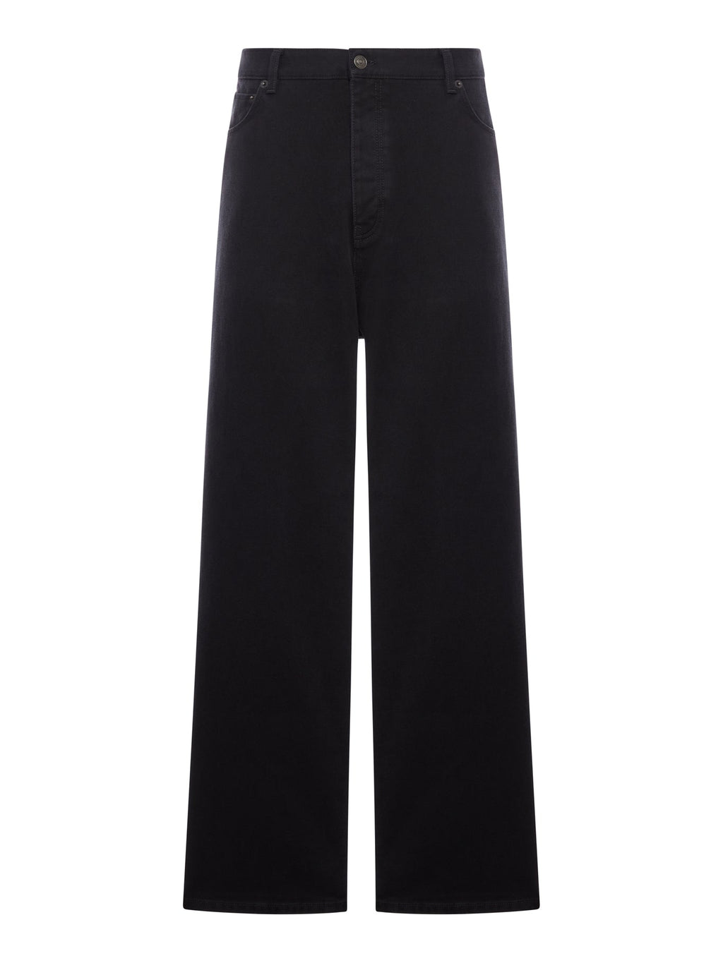 Baggy Jeans In Italian Soft Denim Balenciaga – Гарантія оригінальності – боковий вид