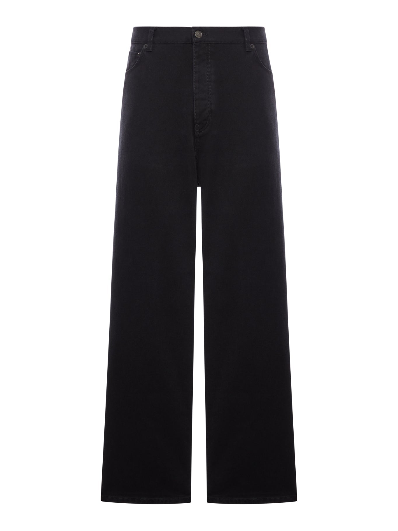 Baggy Jeans In Italian Soft Denim Balenciaga – Гарантія оригінальності – боковий вид
