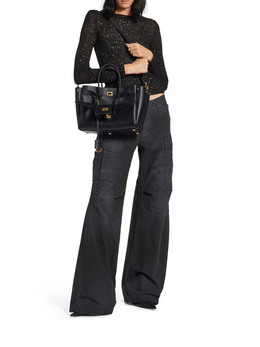 Оригінальна Bel Air Small Carry All Bag Balenciaga – вид ззаду
