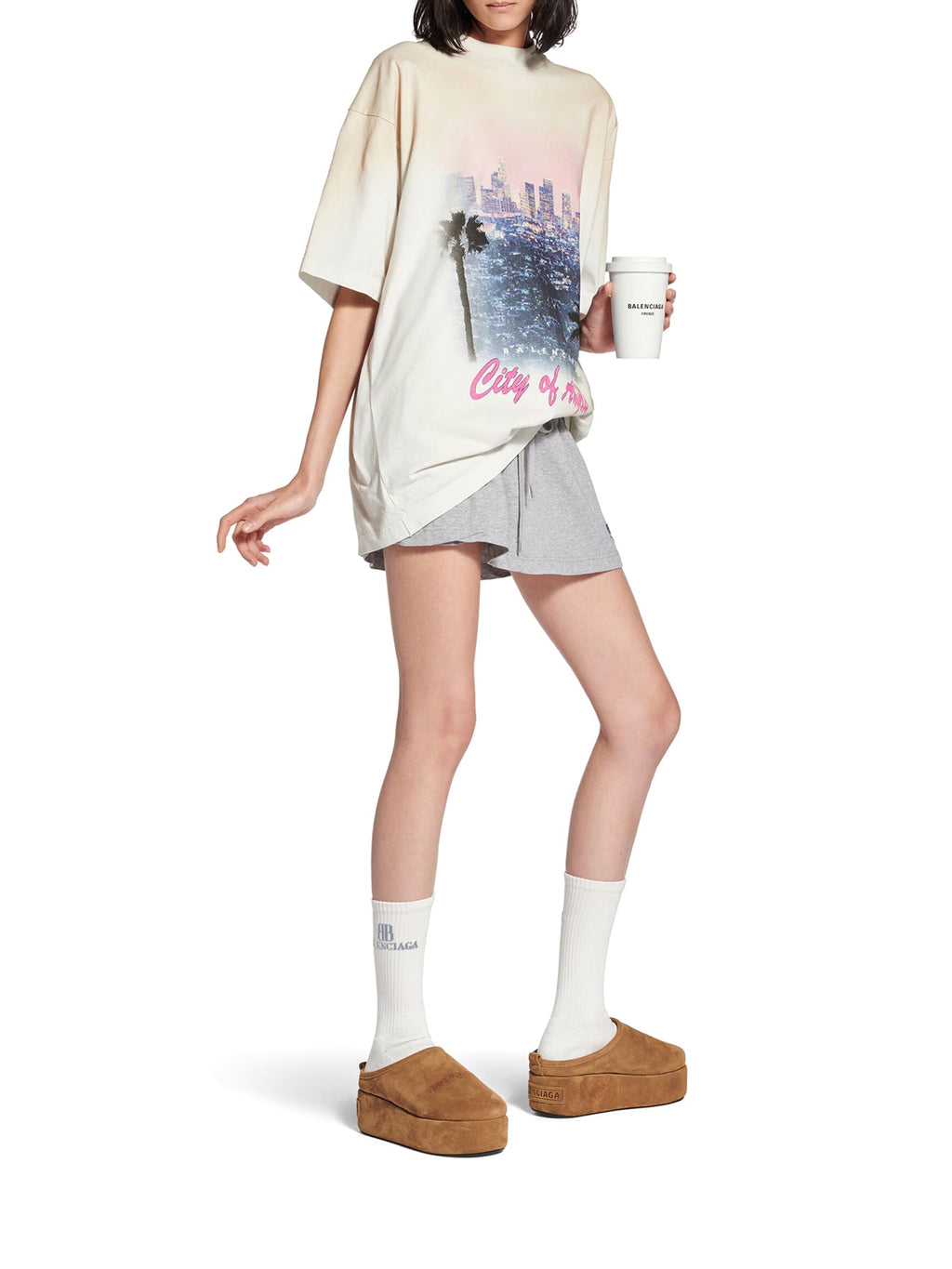 Alaska Soft Platform Clogs Balenciaga – Гарантія оригінальності – вид ззаду