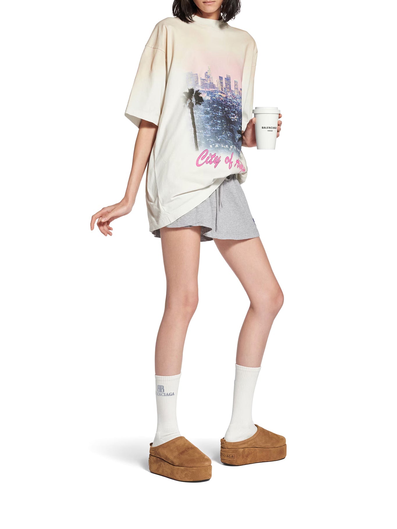 Alaska Soft Platform Clogs Balenciaga – Гарантія оригінальності – вид ззаду