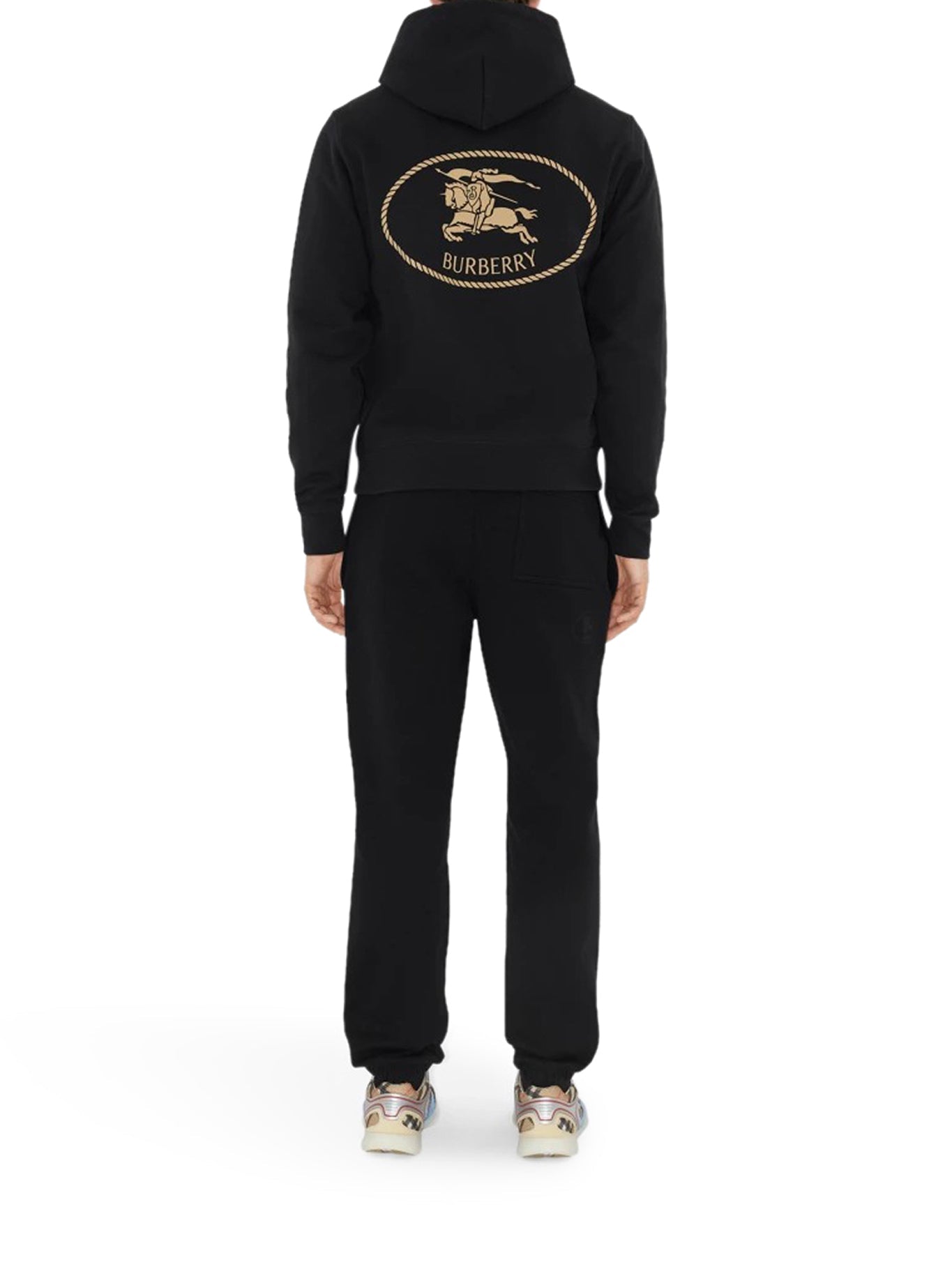 Оригінальна Knight Stamp Cotton Hoodie Burberry – детальний вид