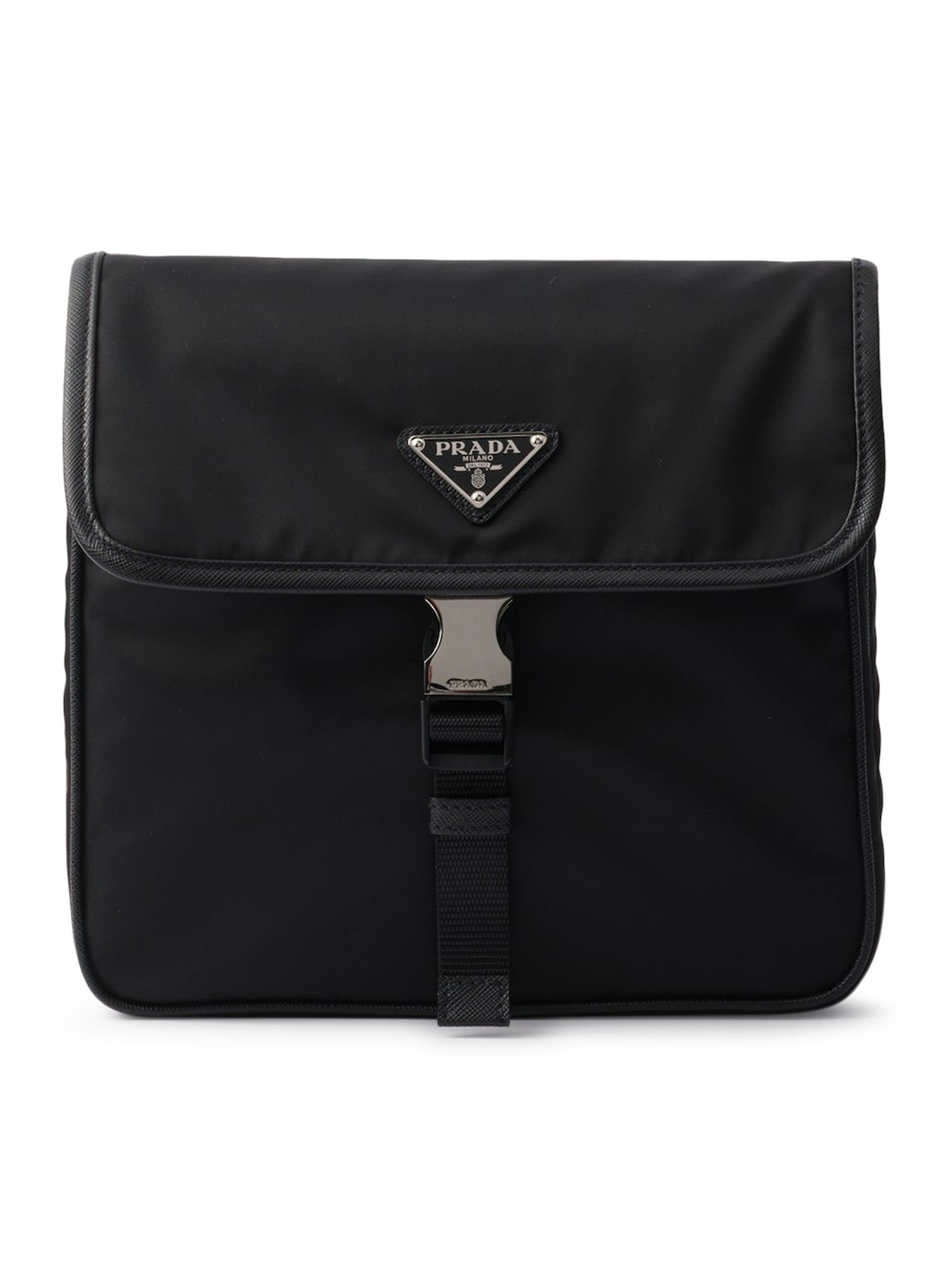 Re-Nylon And Saffiano Shoulder Bag Prada – Гарантія оригінальності – боковий вид