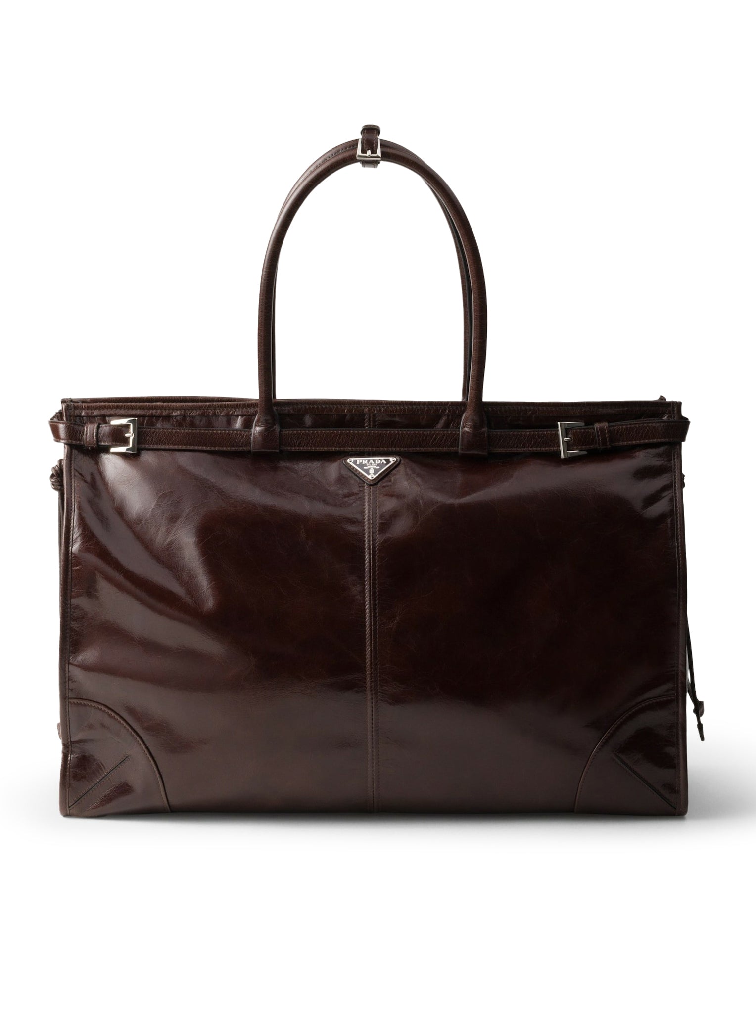 Bonnie Leather Shopping Bag Prada оригінал – Купити в Україні – боковий вид