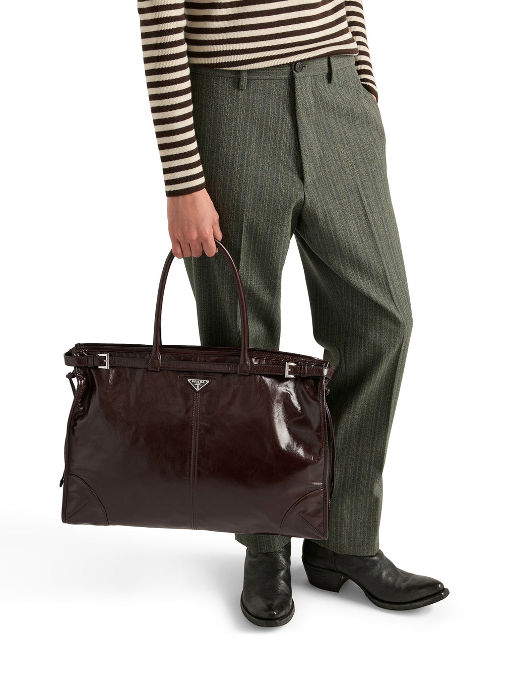 Bonnie Leather Shopping Bag Prada оригінал – Купити в Україні – детальний вид