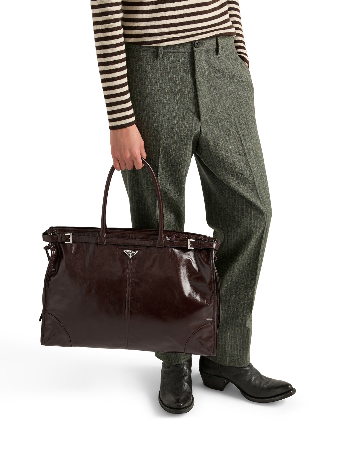 Bonnie Leather Shopping Bag Prada оригінал – Купити в Україні – детальний вид