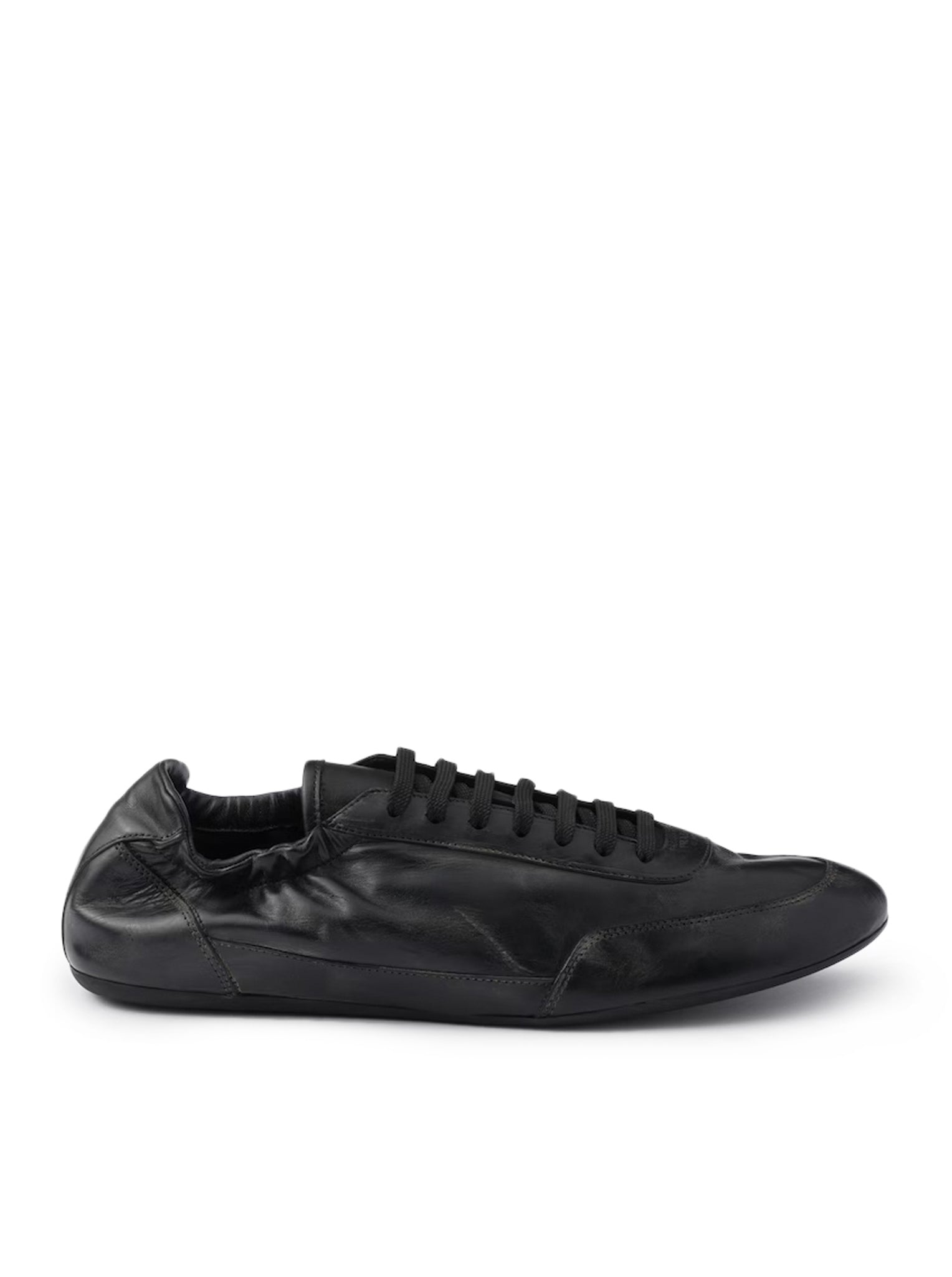 Collapse Leather Sneakers Prada – Гарантія оригінальності – боковий вид