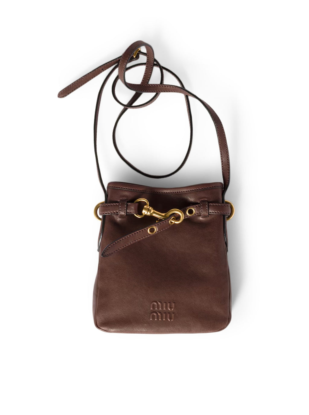 Оригінальна Nappa Pouch Miu miu – боковий вид