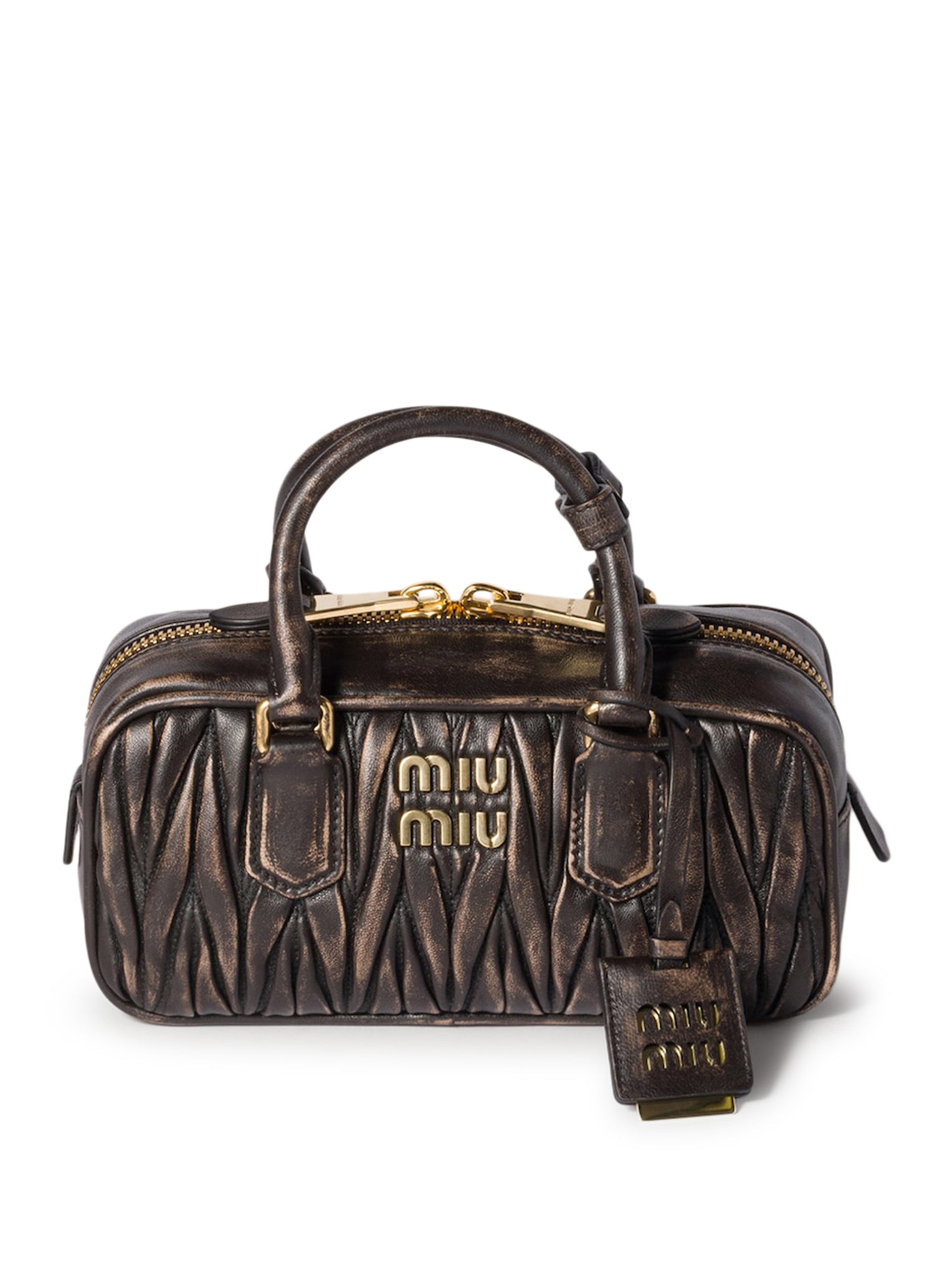 Arcadie Bag In Matelassé Nappa Miu miu оригінал – Купити в Україні – боковий вид