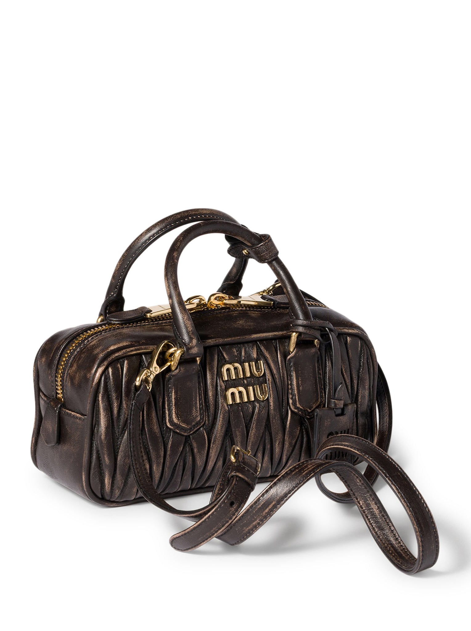Arcadie Bag In Matelassé Nappa Miu miu оригінал – Купити в Україні – вид ззаду